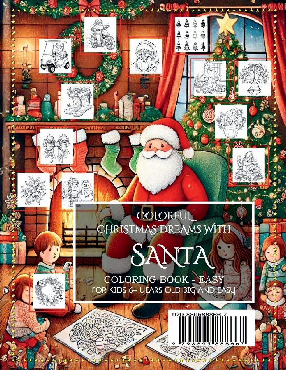 Colorful Christmas Dreams With Santa