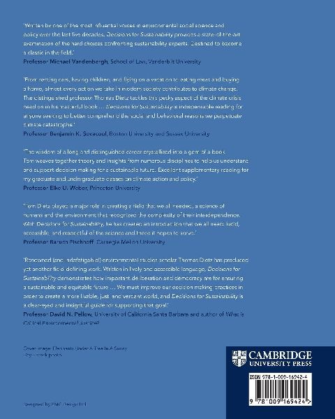 Decisions for Sustainability