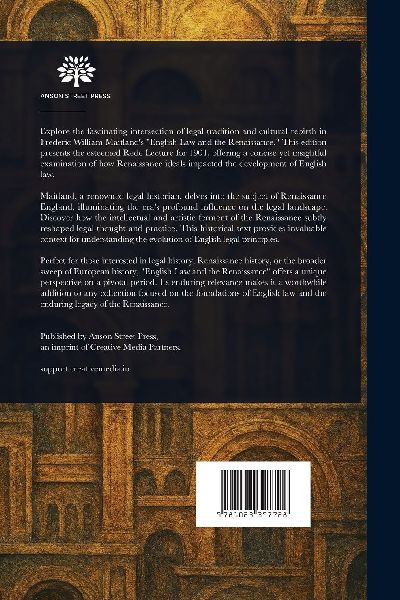 English Law and the Renaissance