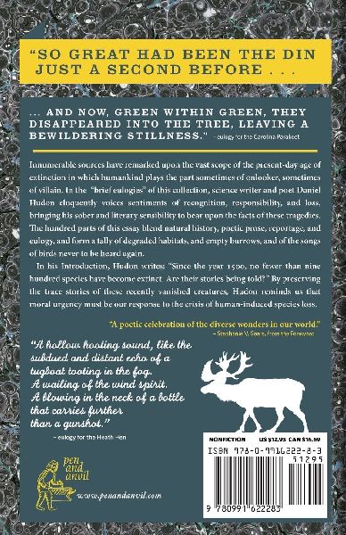 Brief Eulogies for Lost Animals