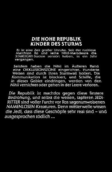 Star Wars Comics: Die Hohe Republik - Kinder des Sturms