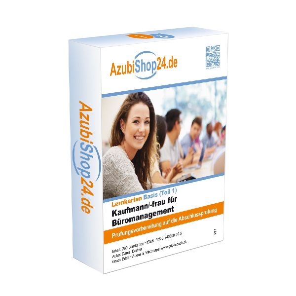 AzubiShop24.de Lernkarten Kaufmann / Kauffrau für Büromanagement. Maxi-Paket
