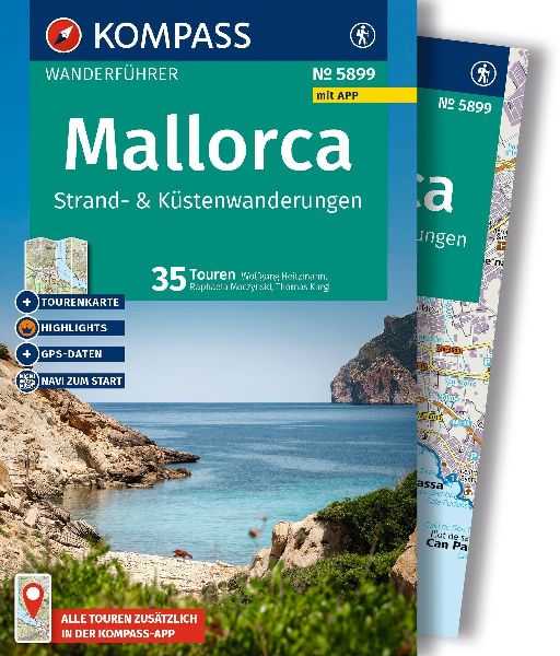 KOMPASS Wanderführer Mallorca Strand- und Küstenwanderungen,...