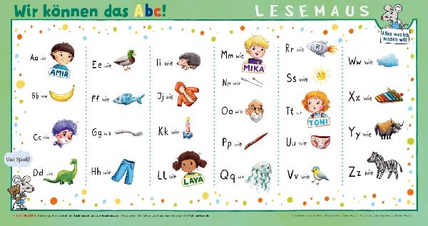 LESEMAUS 125: Wir können das! Die Buchstaben von A bis Z