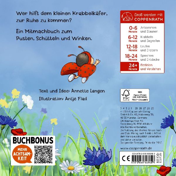 Mach mal Pause, kleiner Krabbelkäfer!