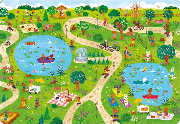 Mein großes Wimmelbuch - Im Frühling