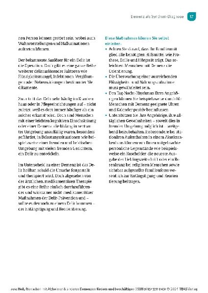 Menschen mit Alzheimer & anderen Demenzen fördern und beschäftigen