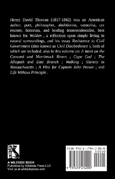Walden and Other Writings of Henry David Thoreau