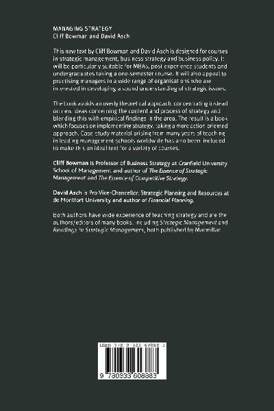Managing Strategy