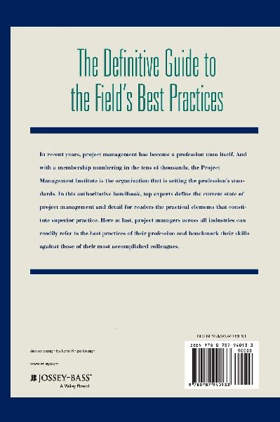 The Project Management Institute Project Management Handbook