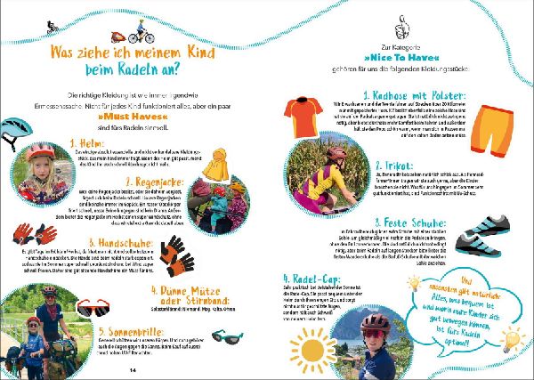 Familienradeln in Oberbayern und über die Alpen