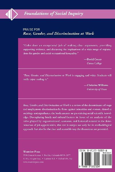 Race, Gender, And Discrimination At Work