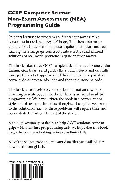 GCSE Computer Science NEA Programming Guide: Python Edition