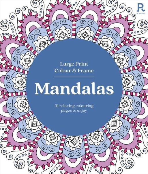 Large Print Colour & Frame - Mandalas