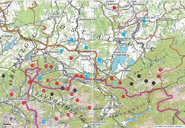 Lieblings-Wanderungen Ostallgäu