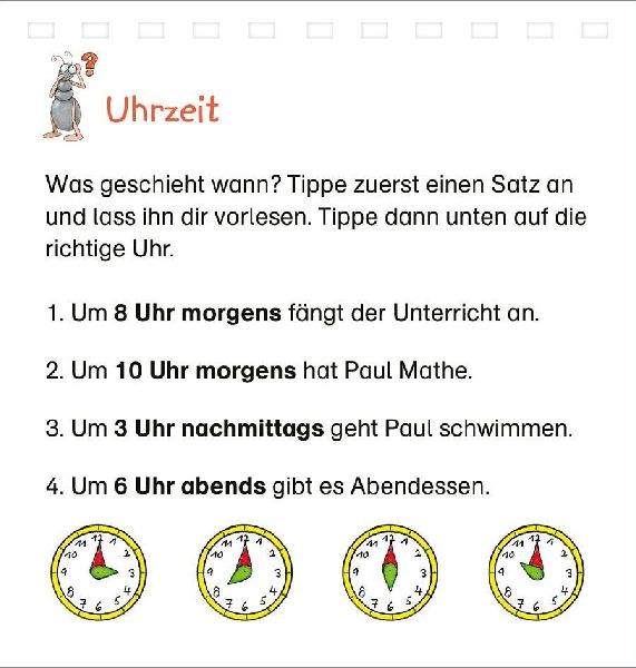 BOOKii Fit für Mathe Interaktiver Lernspaß 1. Klasse