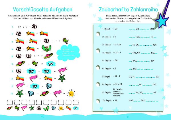 Mein megacooles Rätselbuch - Rechnen | Logik | Spaß mit Zahlen - ab 8 Jahren - Band 1