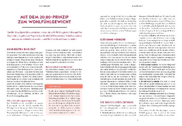 Abnehmen nach dem 20:80-Prinzip - Das Arbeitsbuch
