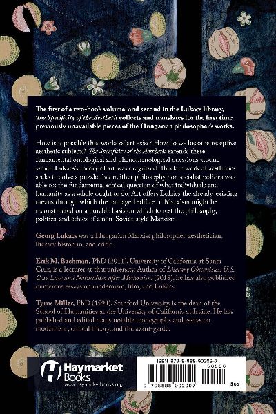 The Specificity of the Aesthetic, Volume 1