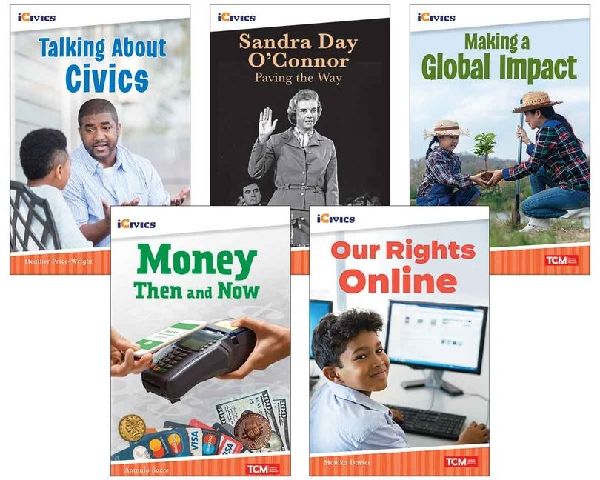 Icivics Grade 5: Community & Social Awareness 5-Book Set