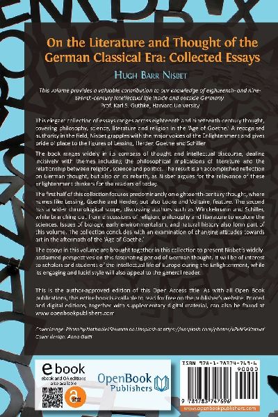 On the Literature and Thought of the German Classical Era