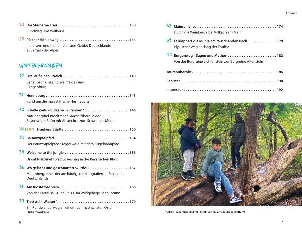 Wanderspaß mit Kindern Franken