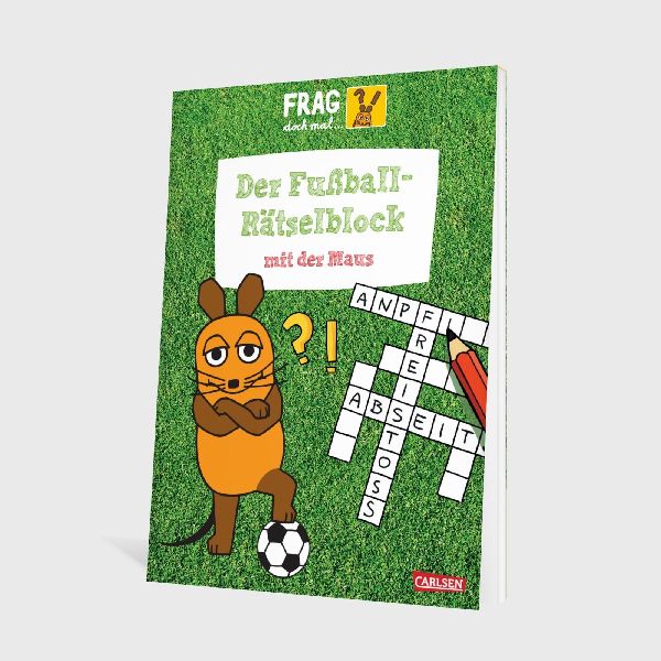 Frag doch mal ... die Maus: Der Fußball-Rätselblock mit der Maus