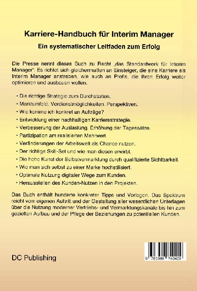 Karriere-Handbuch für Interim Manager