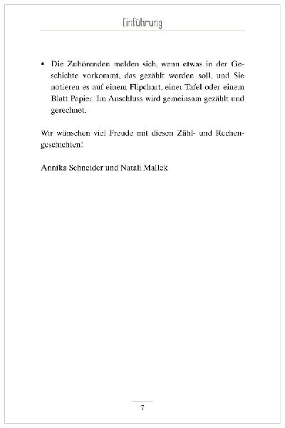 Zähl- und Rechengeschichten