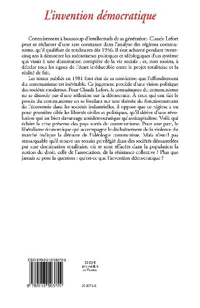 L'Invention démocratique