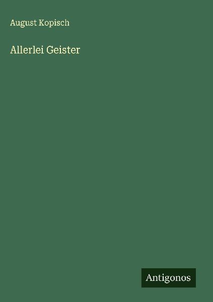 Allerlei Geister