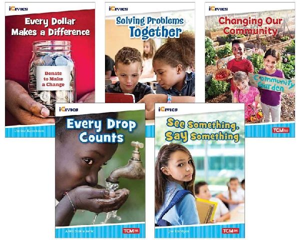 Icivics Grade 2: Community & Social Awareness 5-Book Set
