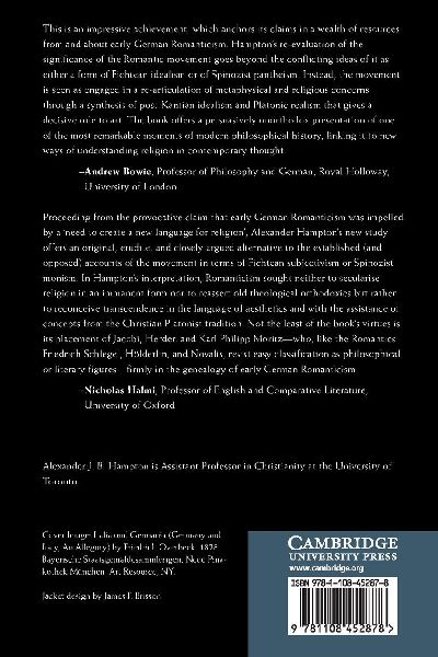 Romanticism and the Re-Invention of Modern Religion