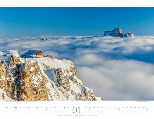 Bergwelt Dolomiten Kalender 2027