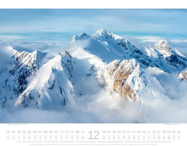Bergwelt Dolomiten Kalender 2027