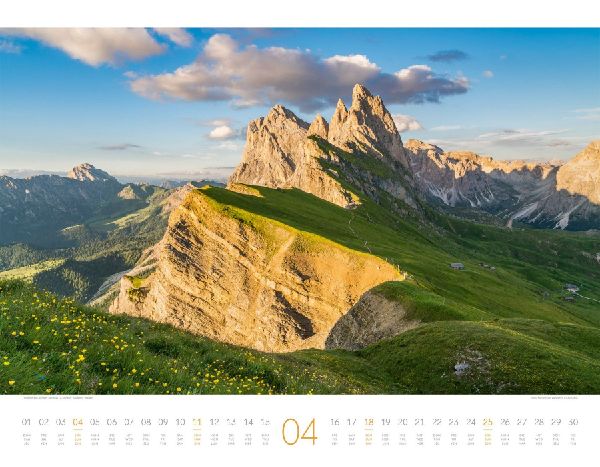 Bergwelt Dolomiten Kalender 2027