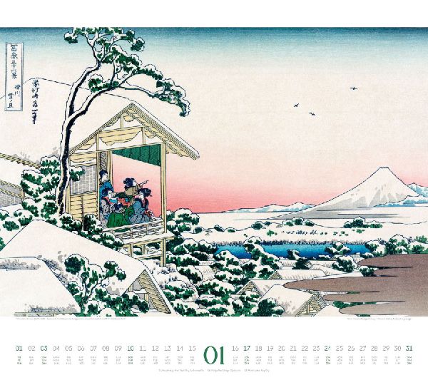 Hokusai Kalender 2027 | Hiroshige, Kuniyoshi, Kunisada