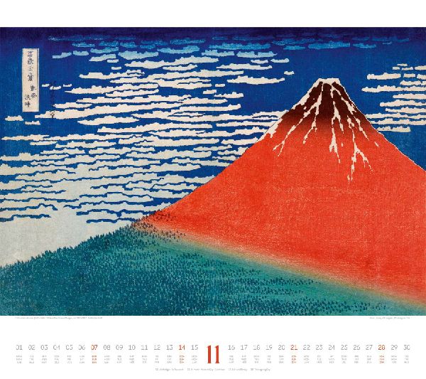 Hokusai Kalender 2027 | Hiroshige, Kuniyoshi, Kunisada