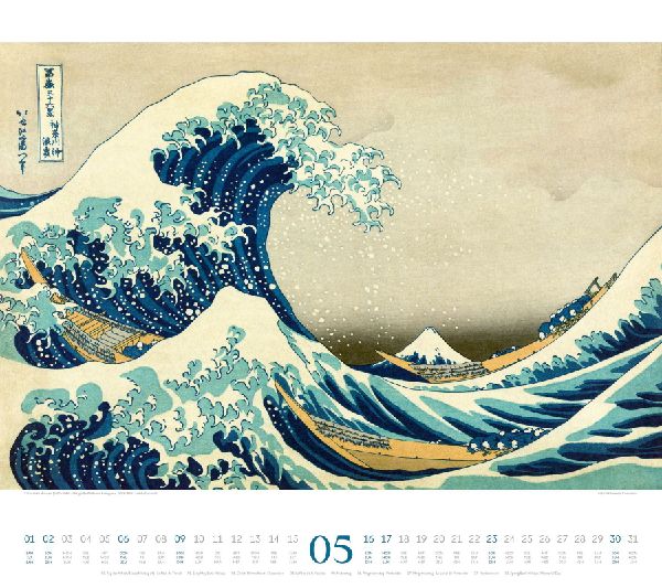 Hokusai Kalender 2027 | Hiroshige, Kuniyoshi, Kunisada