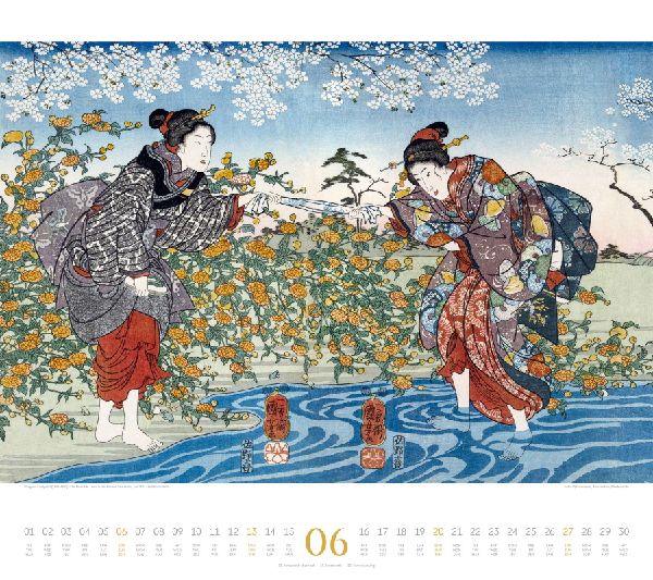 Hokusai Kalender 2027 | Hiroshige, Kuniyoshi, Kunisada