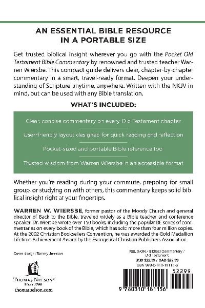 Pocket Old Testament Bible Commentary