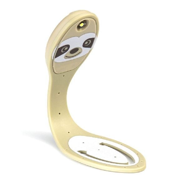 Flexilight Leselicht (Faultier) | 2 in 1 Leselampe & Lesezeichen | LED Leselicht | Geschenk für Leser, Buchliebhaber | Deutsche Ausgabe