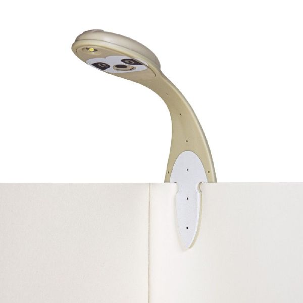 Flexilight Leselicht (Faultier) | 2 in 1 Leselampe & Lesezeichen | LED Leselicht | Geschenk für Leser, Buchliebhaber | Deutsche Ausgabe