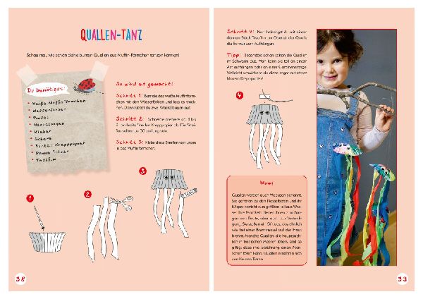 Tiere basteln mit den Kleinsten. Für Kinder von 2 bis 6 Jahren