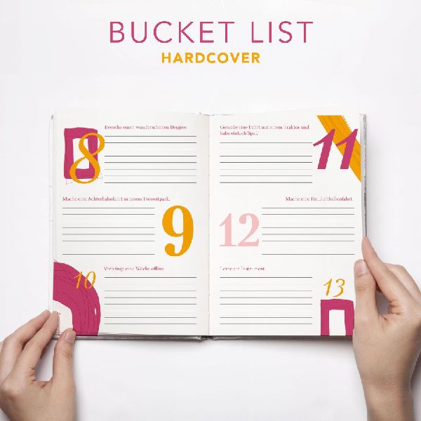 That's Me Bucket List | Das ultimative Bucket List Buch für ein erfülltes Leben | Das Ausfüllbuch für 100 unvergessliche Erlebnisse und Momente | 100 Dinge, die man im Leben getan haben muss