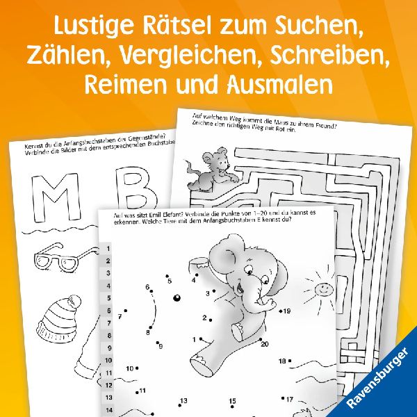 Spiel & Spaß - Vorschul-Rätselspaß für unterwegs