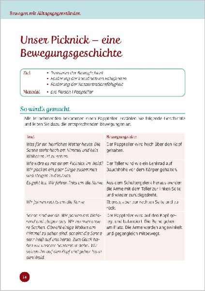 Bewegen mit Alltagsgegenständen