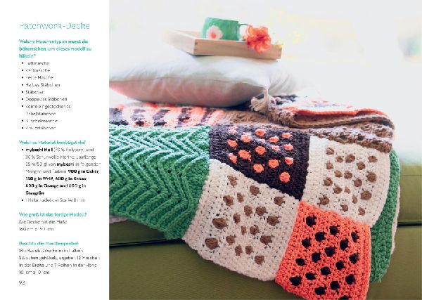 Kuschelige Decken und Plaids stricken und häkeln