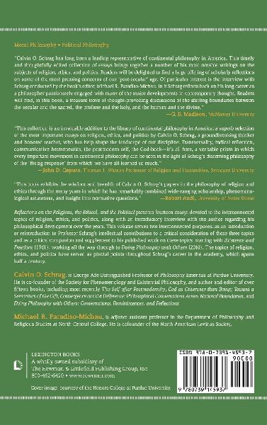 Reflections on the Religious, the Ethical, and the Political