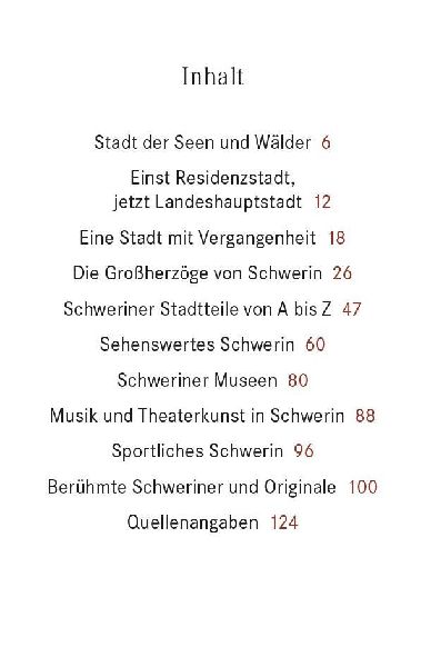 Schwerin für die Westentasche